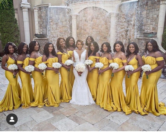 Bridesmaids Ankara Dress Wedding ...