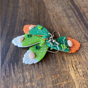 make earrings for st paddys day