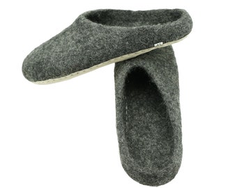 37 EU-45 EU Size Felt Slipper | felt Slippers | 100% Natural shoes | teachers gift | father gift | warm and cozy | FREE shipping