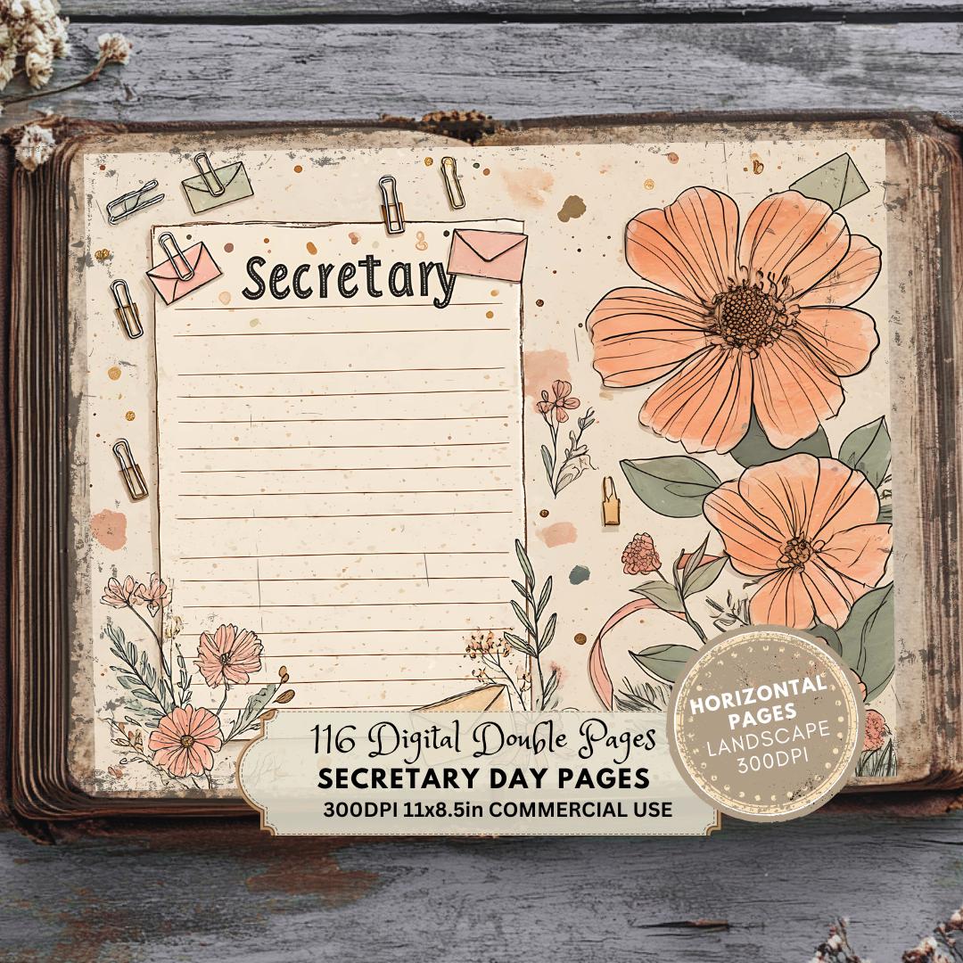 Printable Secretary Secretary Day Printable Pages: Teacher Back to School Ephemera ...
