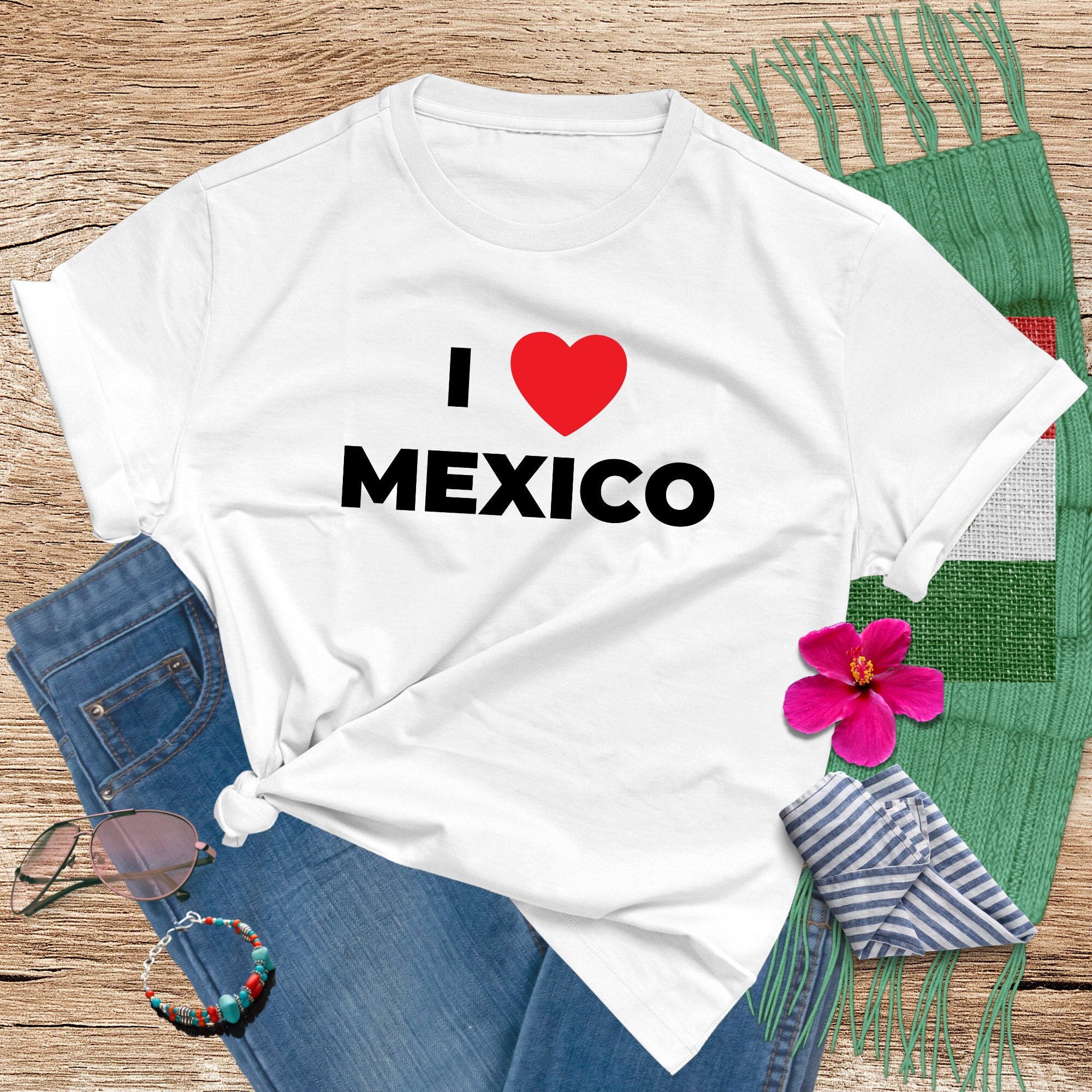 Camisas Playeras De Mexico Para Mujer Camisetas Con Un - Etsy