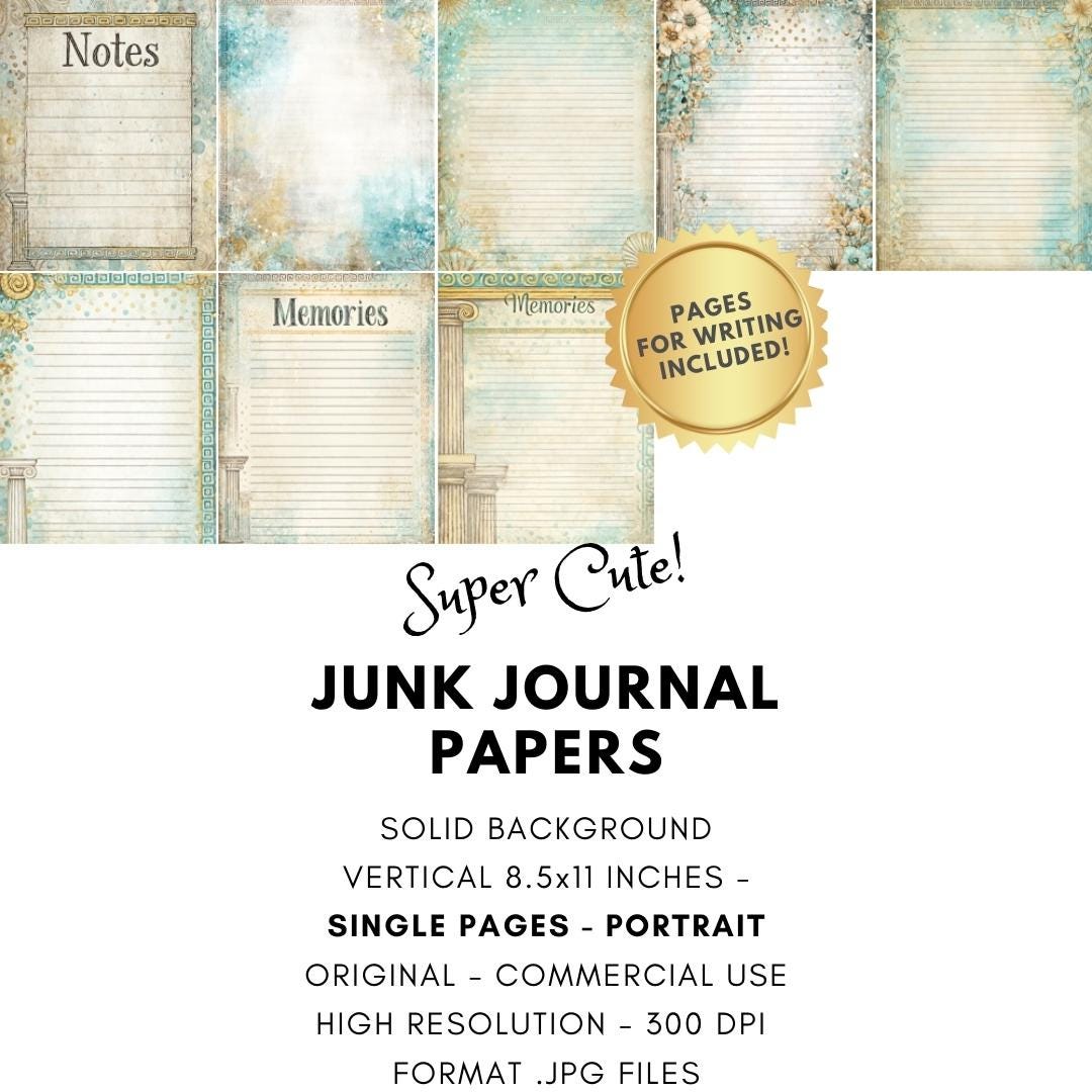 Ancient Greece Junk Journal: Vintage Ephemera for Kids, Greek Printable ...