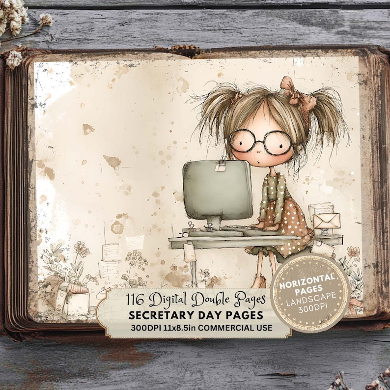 Printable Secretary Secretary Day Printable Pages: Teacher Back to School Ephemera ...