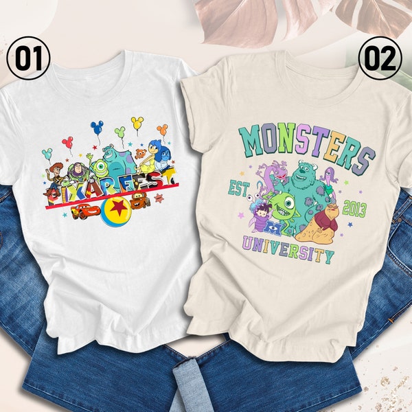Pixar Shirt, Pixar Fest Shirt, Disneyland Pixar Shirt, Monster Inc Shirt