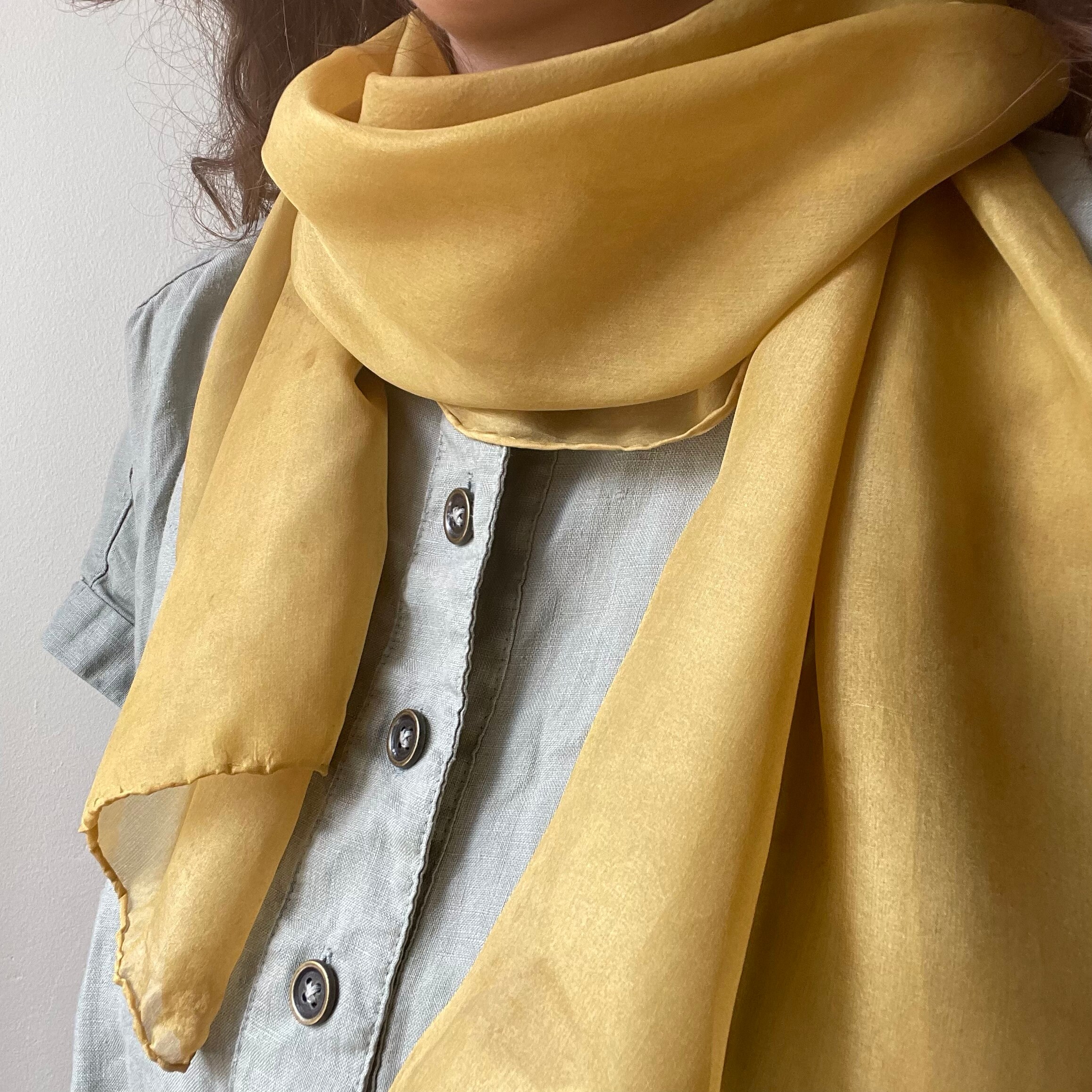 Mid Century Cream Beige Light Grey Shawl Scarf Wrap – Sharon London