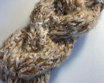 Cashmere and silk, headband/neck warmer