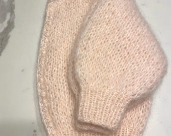 Oversized mohair cardigan / Women knitted cardigan / Handmade mohair cardigan / Mohair and lurex cardigan