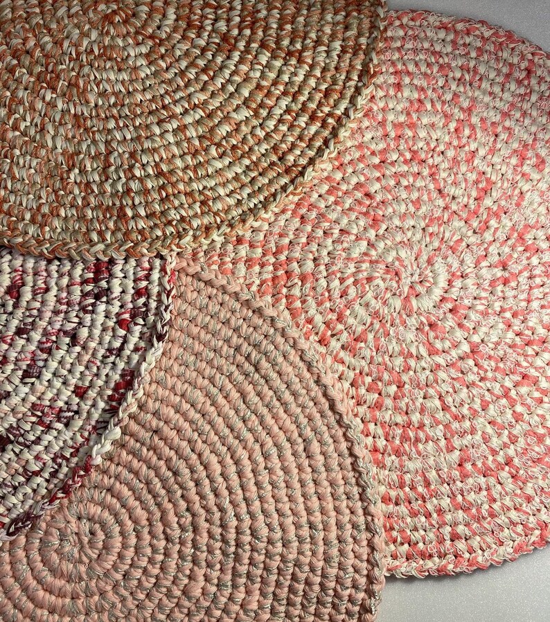Placemat / Round Centerpiece Handmade in Cotton / Crochet Etsy