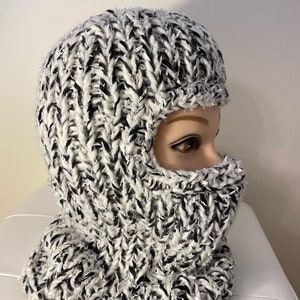 Balaclava in cashmere silk /handmade balaclava /cashmere balaclava - handmade ski mask - balaclava in cashmere and silk