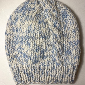 Winter hat in 100% unshrinkable baby merino wool