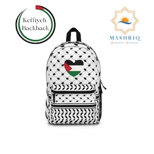 Keffiyeh Mashriq Pattern Backpack Palestine Print