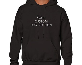 【SATUR】関税/送料込み Classic Letter Logo Hoodie Classic Unisex Pullover Hoodie With Your Custom Text/logo