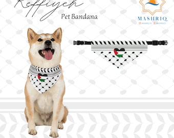 New exclusive Palestine Pet Bandana Collar