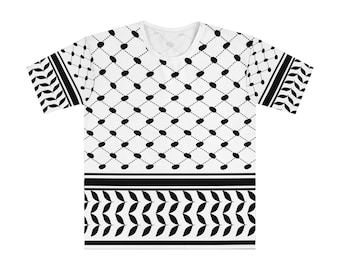 Palestine Keffiyeh Men's Loose T-shirt (AOP)