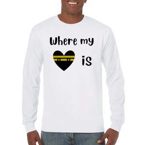 Where my Heart is - Classic Unisex Longsleeve T-shirt