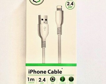 iphone usb charger and 1m sync cable