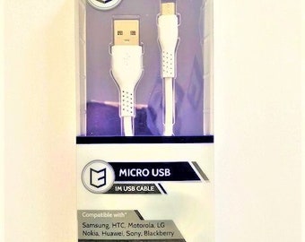 Usb to micro charger and sync cable 1m