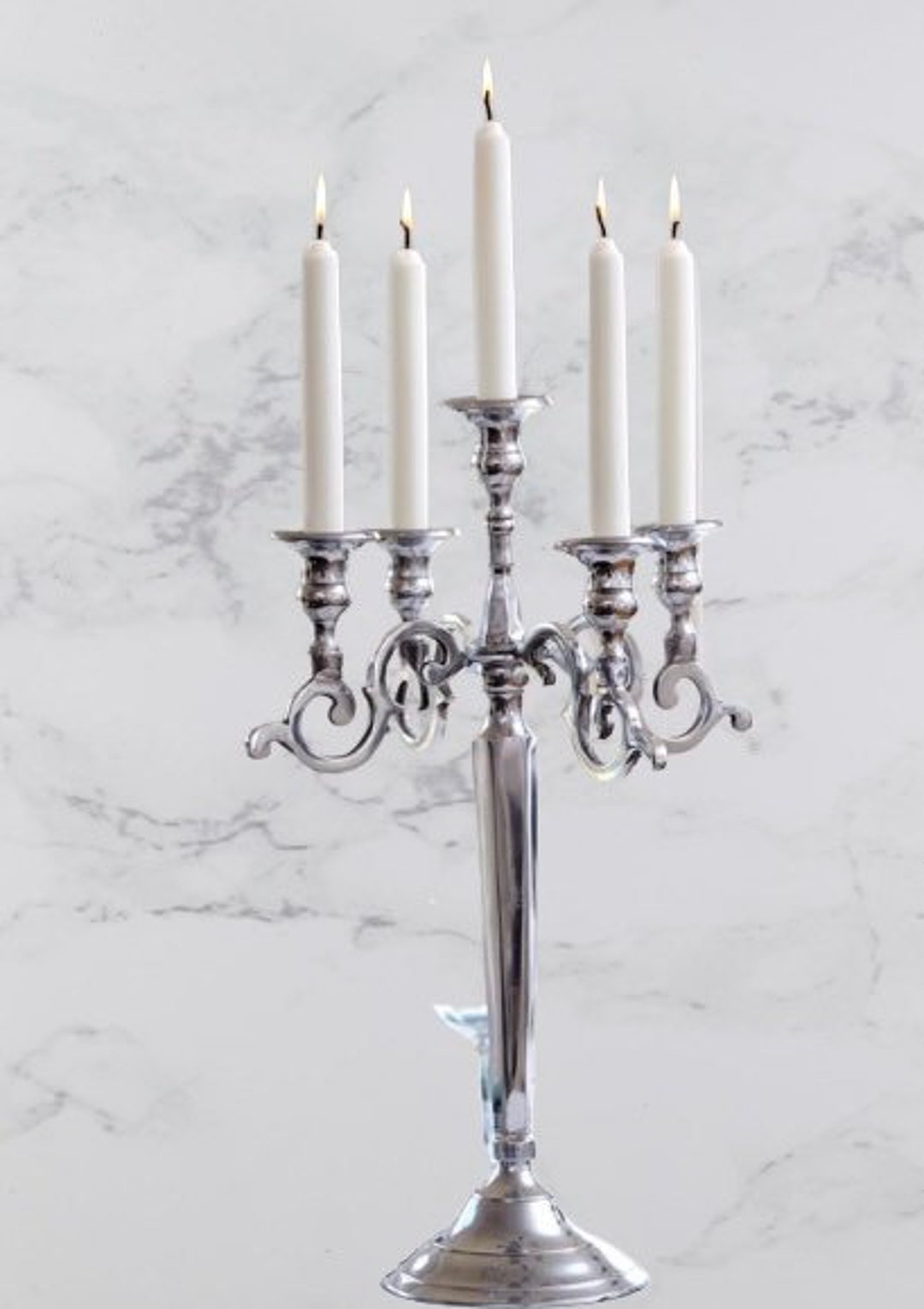 5arm Candle Stick Holder / Candelabras Centrepiece for HIRE Etsy UK