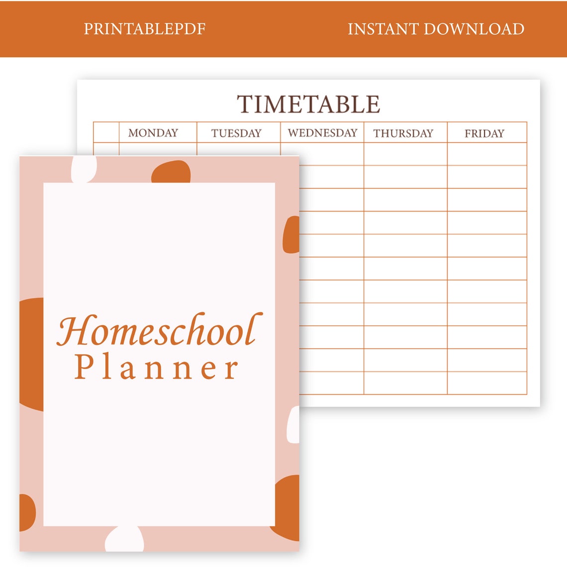 Homeschool Planner Homeschool Printable Homeschool Schedule - Etsy