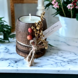 Wood Block Candle Holder | Rustic Wedding Favor | Bulk Candle Favors | Candle Party Favor | Party Favor | Bulk Gifts | Summer Wedding Favor