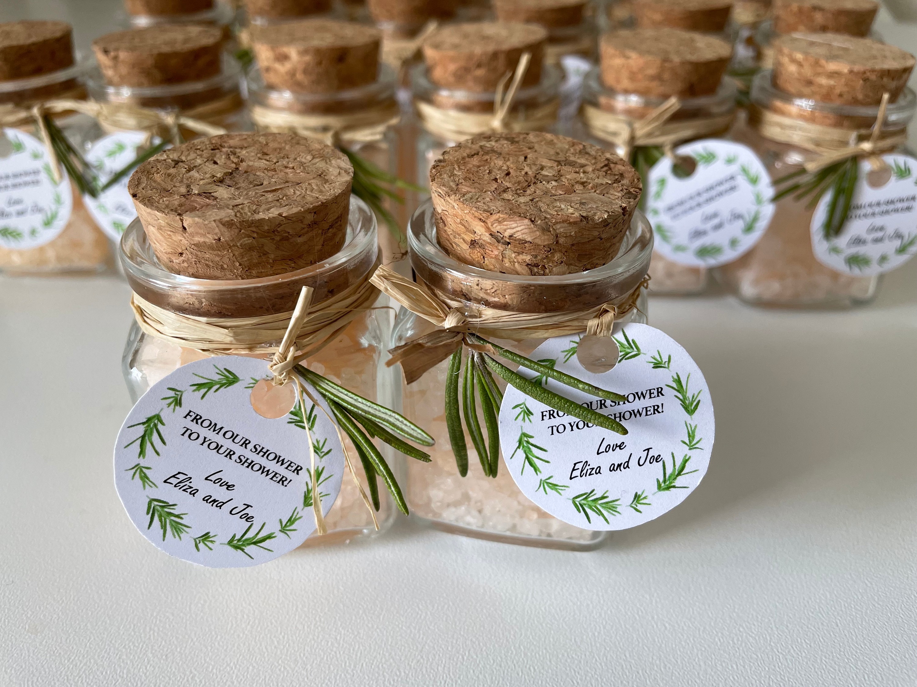 Bath Salt Wedding Favors Natural Bath Salt Favors Shower Etsy