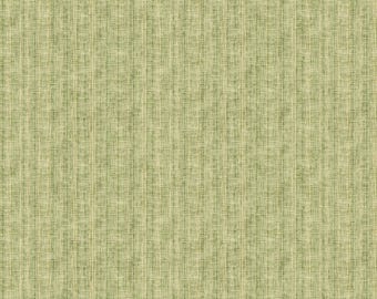 May include: A light sage green fabric with a visible woven texture. The material features a consistent crosshatch pattern of vertical and horizontal threads, creating a subtle grid effect across the entire surface of the textile material.