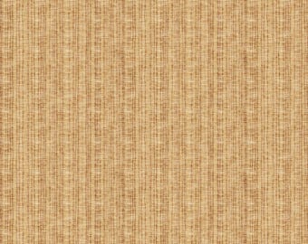 May include: A light brown fabric texture featuring a repeating vertical pattern of woven fibers. The surface displays a consistent grid-like structure with subtle variations in tone, creating a dense and uniform appearance across the entire field.