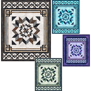 Carpenter’s Apprentice Quilt Kit - Northcott&#39;s NEW Stonehenge Gradations Collection PTN3315