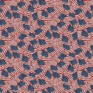 Northcott's Stars & Stripes 12 collection for QOV-24284-49 Waving Flags Yardage (44" width)