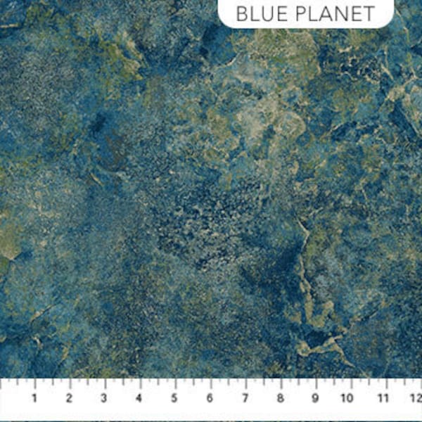 NEW Northcott Stonehenge Gradations Blue Planet (26756-48) Yardage (44" width)