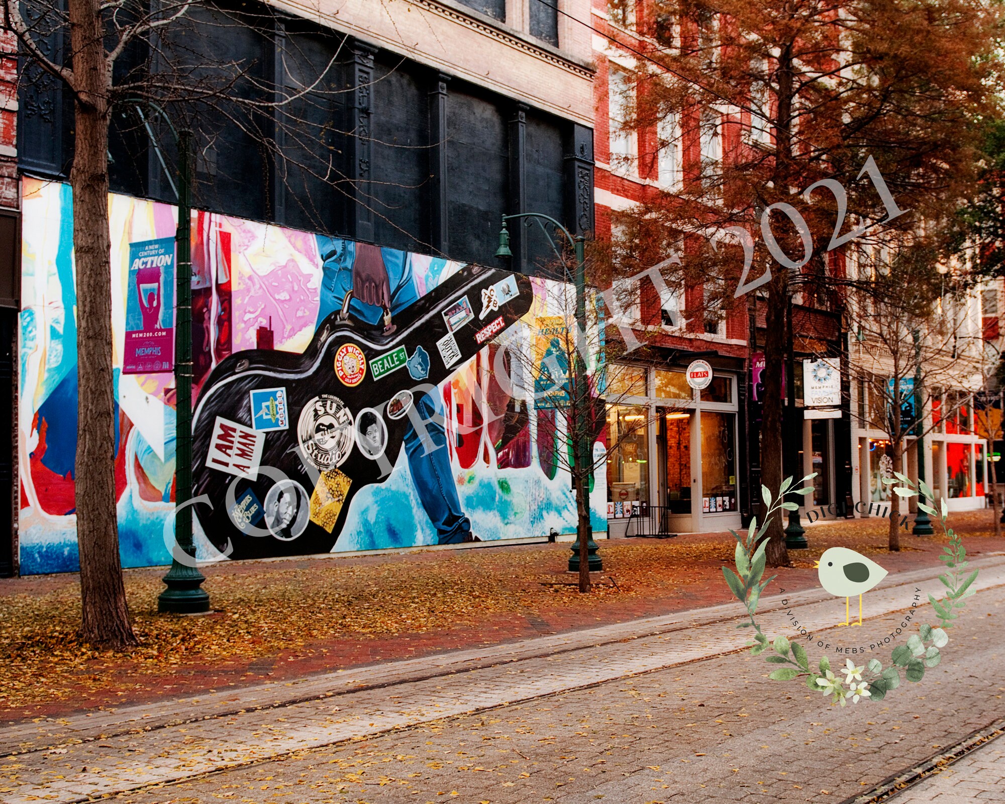 Murals Downtown Digital Download Main Street Memphis Etsy