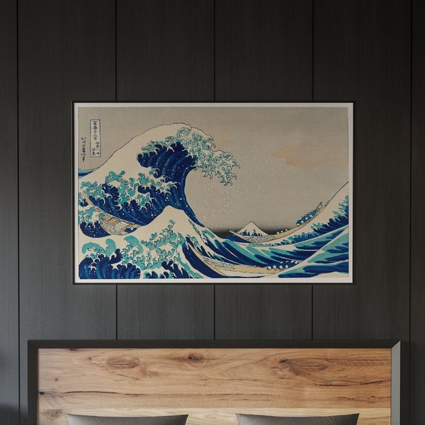 Katsushika Hokusai "The Great Wave off Kanagawa" Printable Wall Art Vintage Japanese Woodblock Print Classic Artworks Wave Digital Download