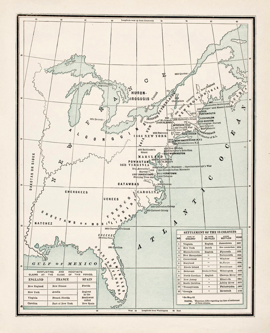 9 Vintage American Historical Maps - Il 1140xN.4645095147 Py9g 