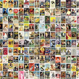 May include: A collage of vintage movie posters from the early 1900s. The posters feature black and white images of actors and actresses, along with the titles of the films. Some of the titles include "Godless Men", "The Penalty", "The Bride 13", "The Herd", "Nelle", "Ben", "Three Weeks", "Old Gold", "Meighan", "Ne'er Do Well", and "Lean Baird".