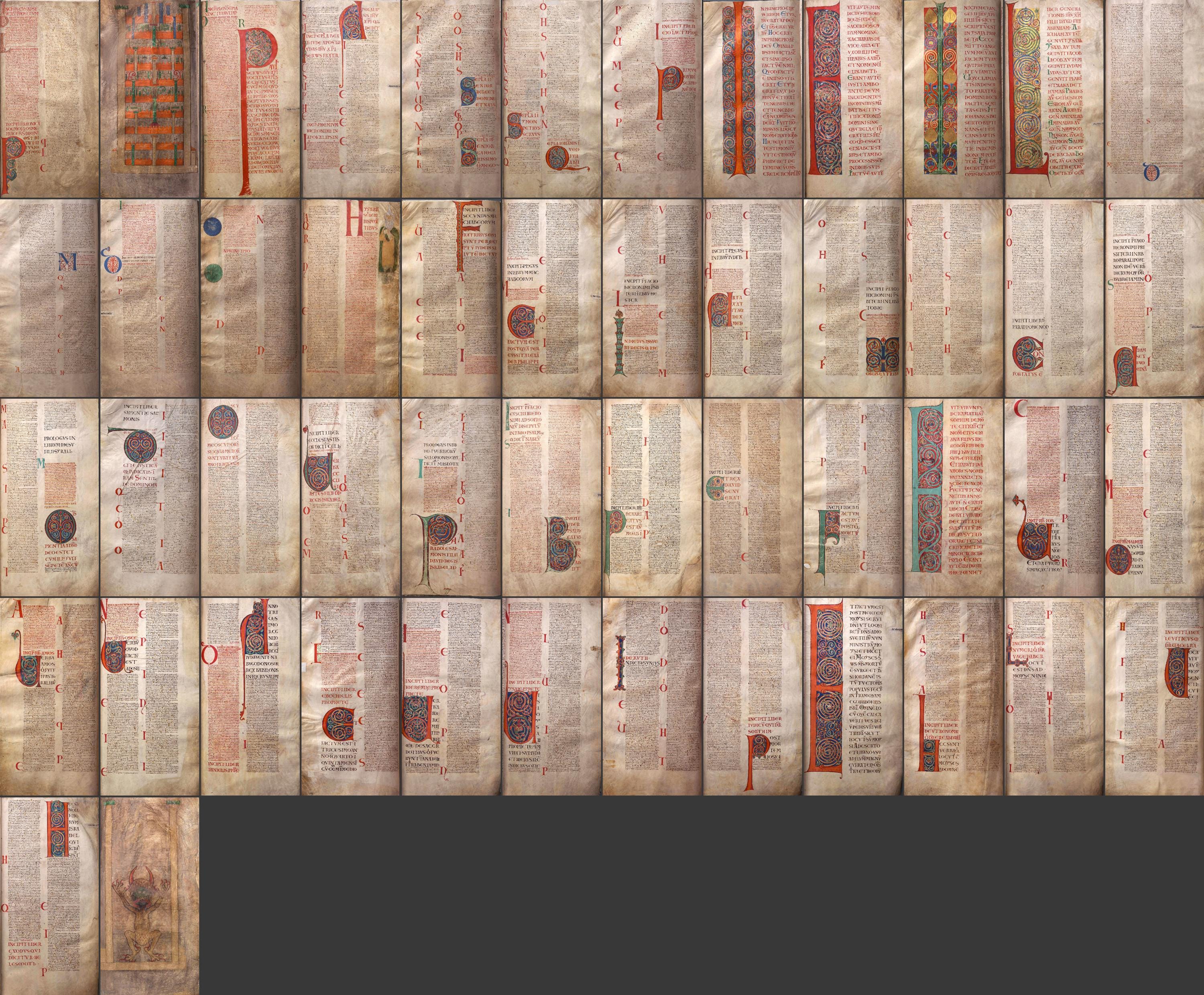 Codex Gigas the Devils Bible: 50 Enhanced Selections | Instant