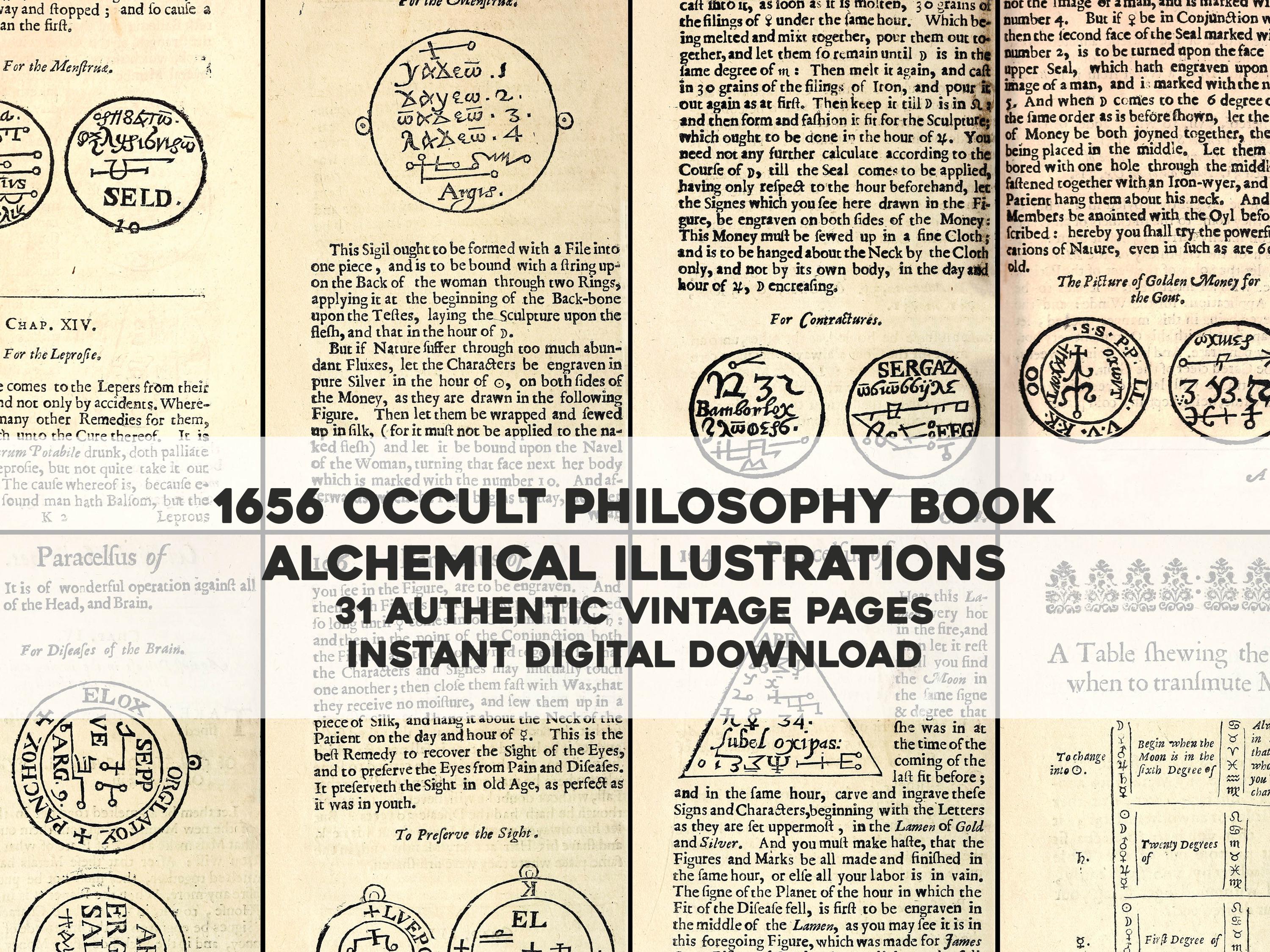 The Supreme Mysteries of Nature | 31 HQ Occult Zodiac Pages | Vintage HQ Image Bundle Resource | Instant Digital Download Commercial Use