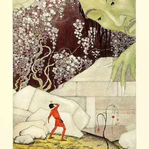 8 Old French Fairy Tale Illustrations | HQ Image Bundle Printable Wall ...