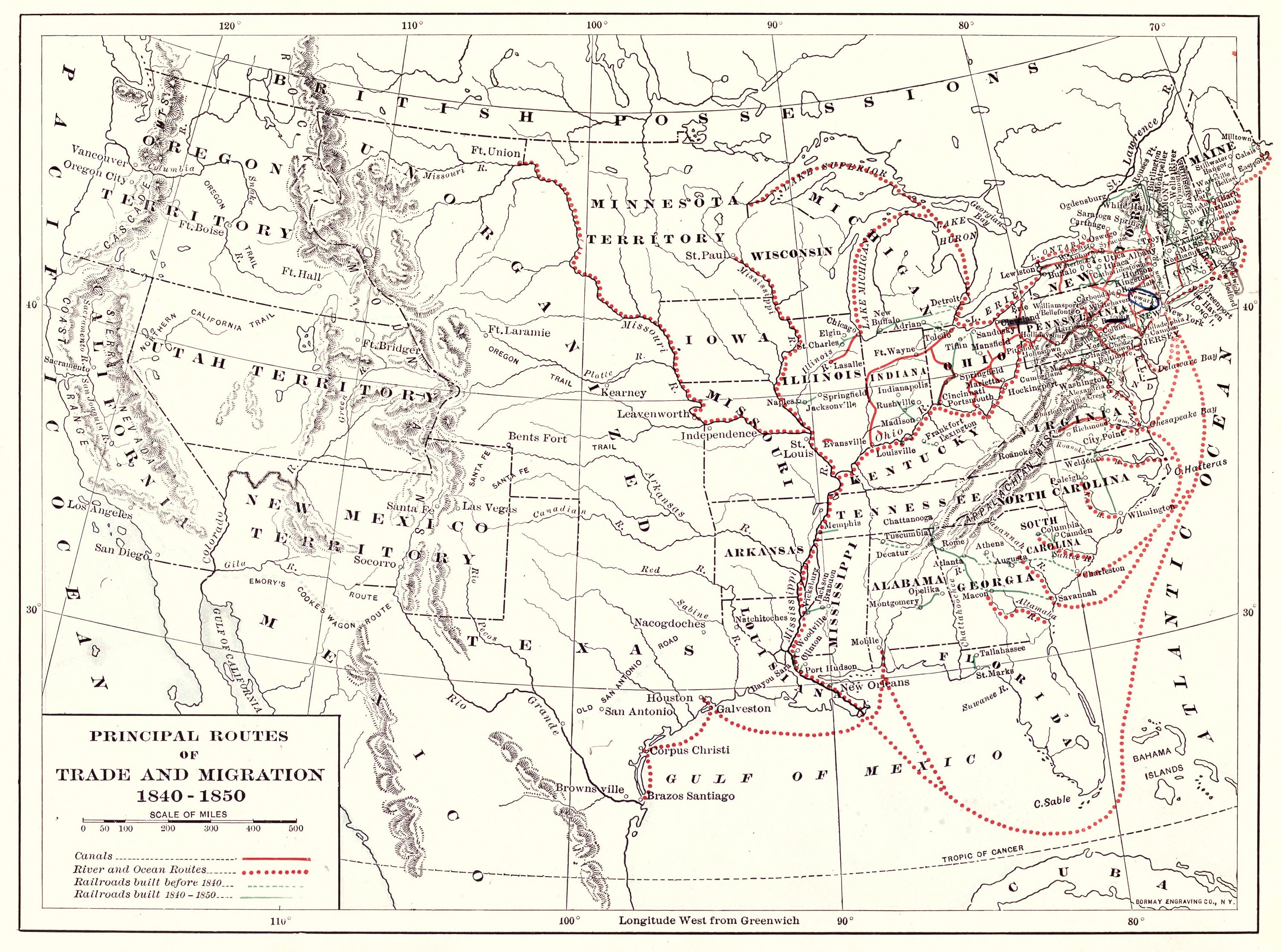 1920 年代のアメリカ歴史地図帳からの 37 枚のビンテージ米国および州
