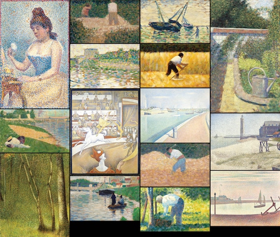 ジョルジュ スーラ 点描主義 ポスト印象派 絵画 15 点 | 高画質画像