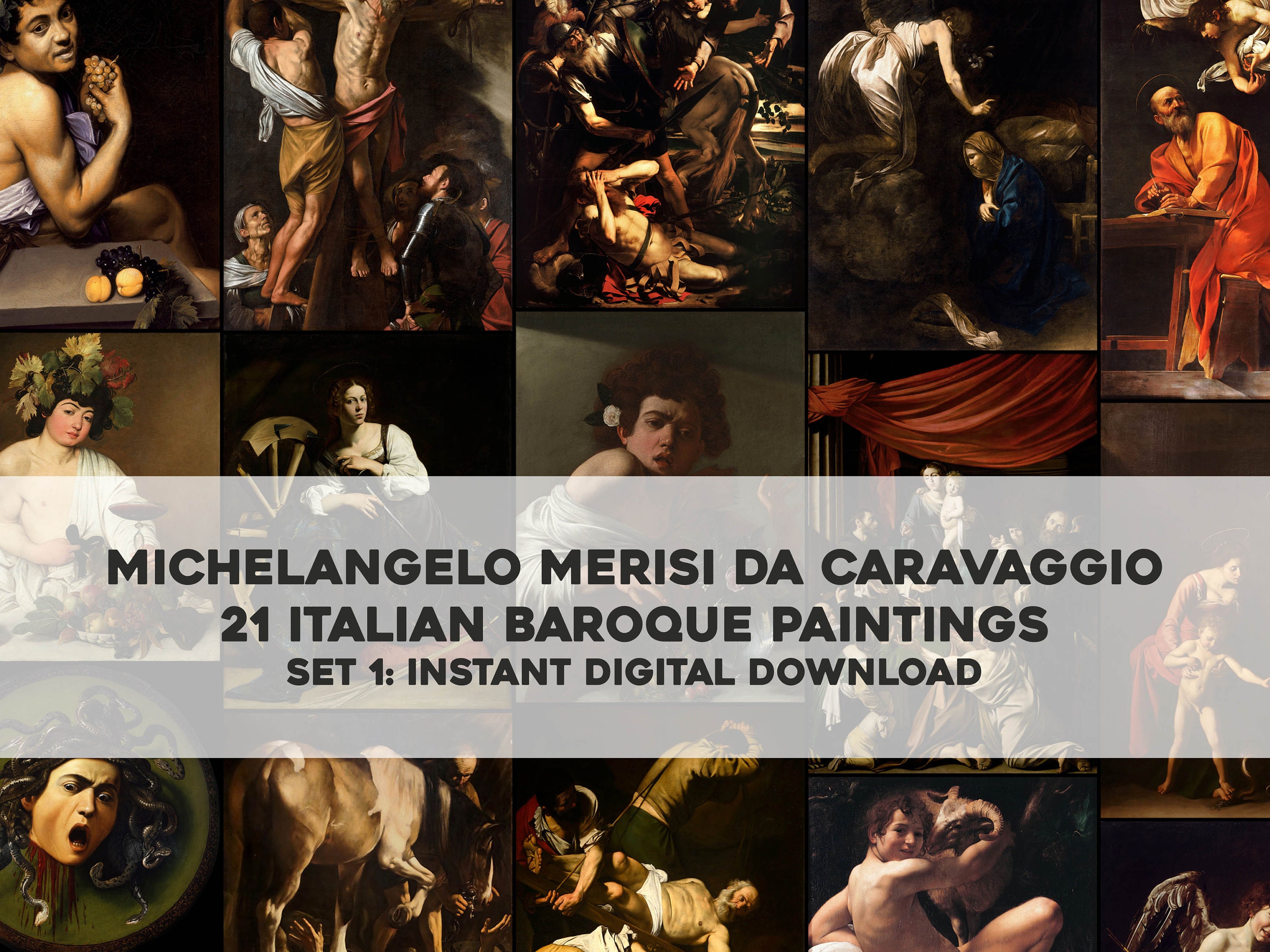 21 Beautiful Caravaggio Paintings Biblical Renaissance| HQ Image