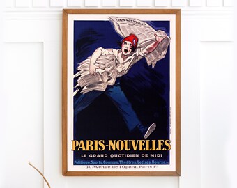 Single Printable Wall Art Teinture Ideale 1930 French Poster Jean d'Ylen Vintage 1920s Ad Art Nouveau Digital Download Lithograph