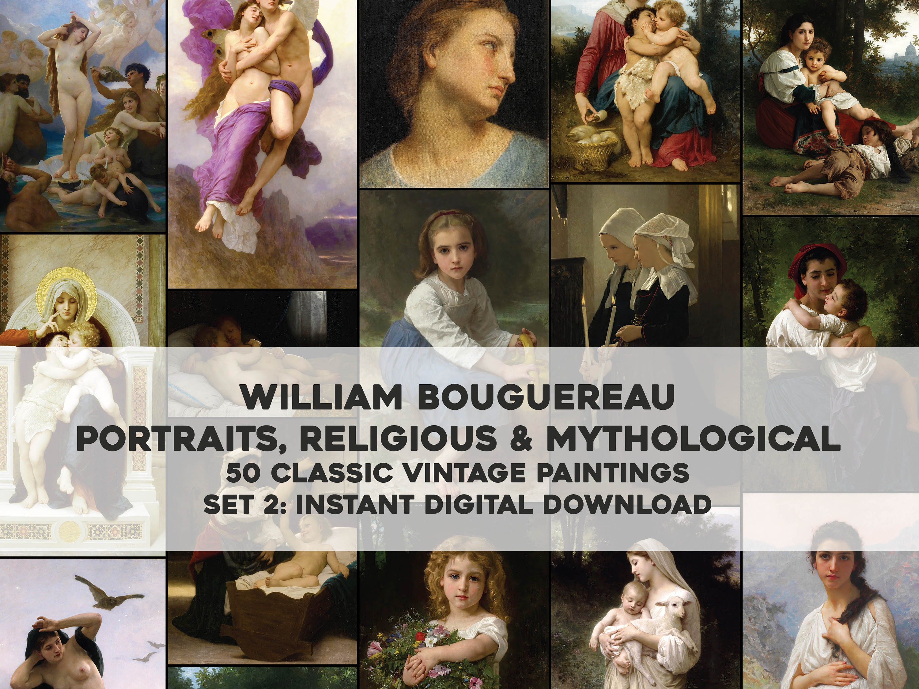 William bouguereau - Etsy 日本