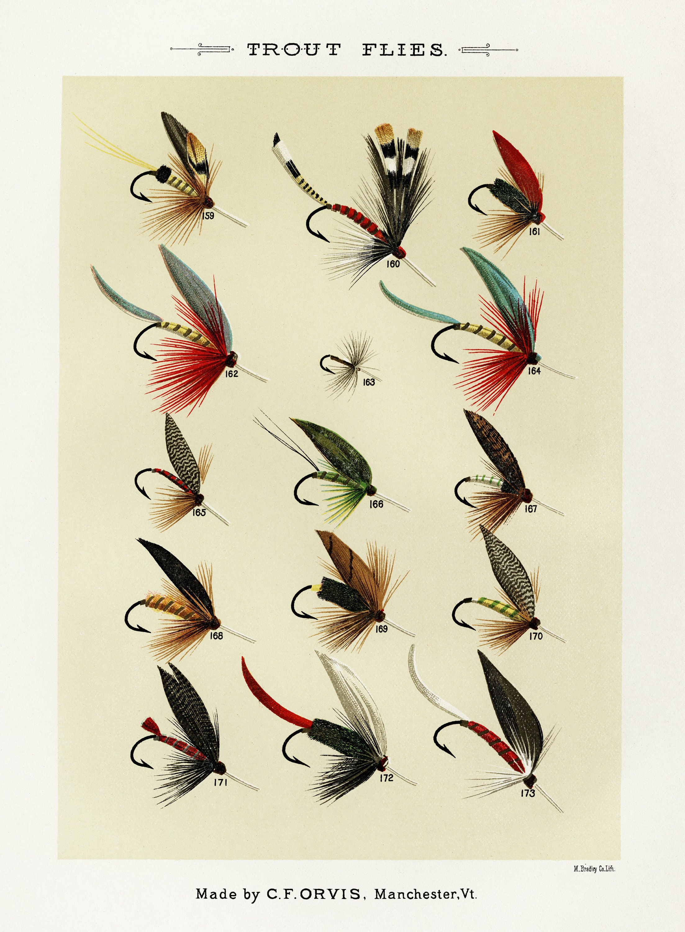 Mouches De Pêche à La Mouche ORVIS Vintage - Sèches Et Nymphes, Jamais Utilisées, Comme Neuves