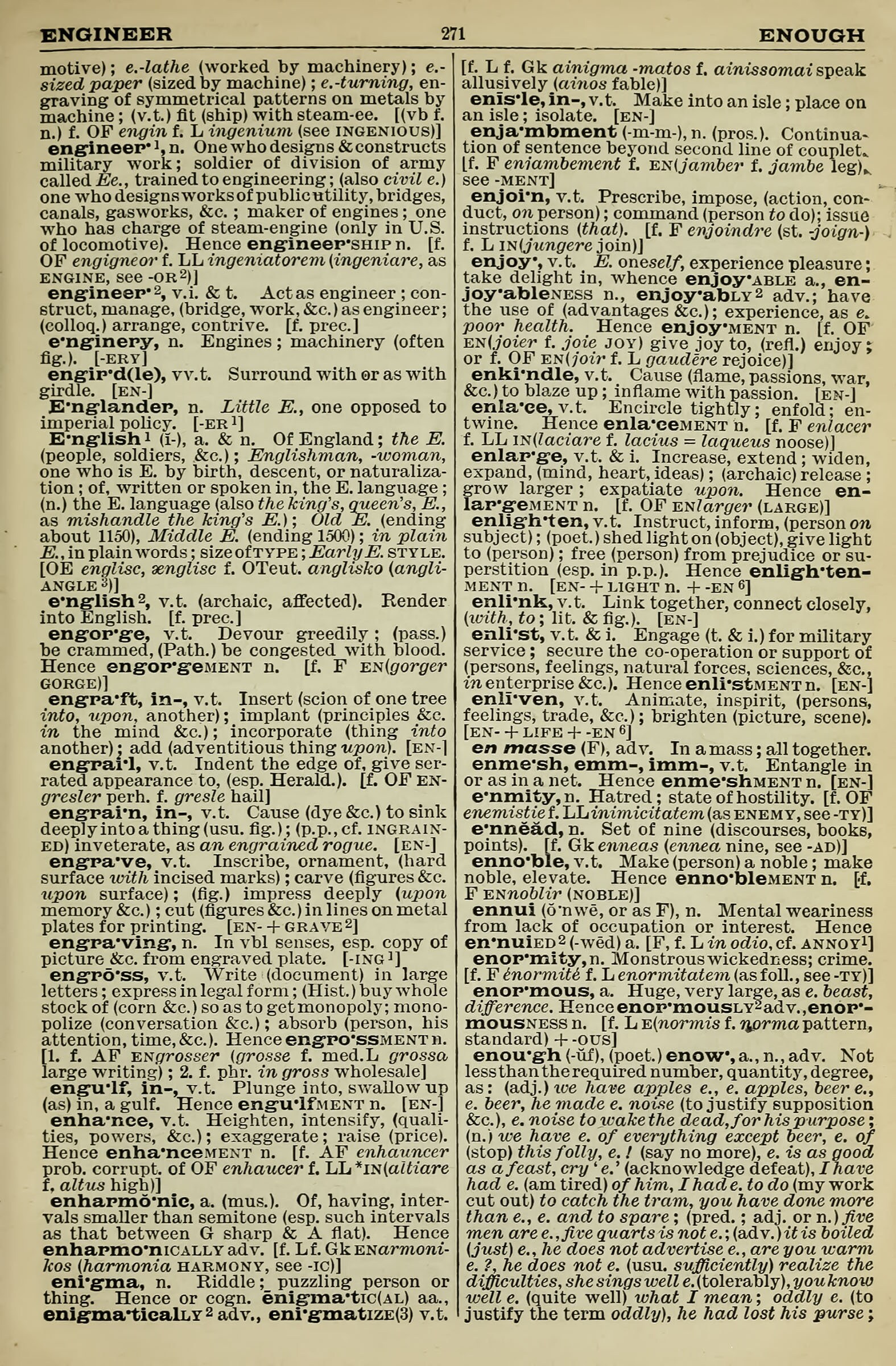 90 Vintage English Dictionary Pages Set 4 ENG-GRA | HQ Image Resource ...
