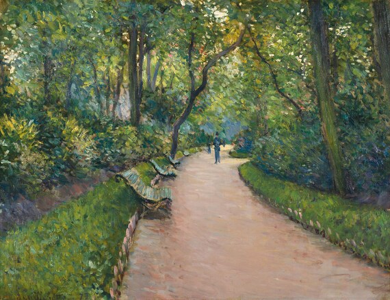 (1848-1894), CAILLEBOTTE GUSTAVE Caillebotte、希少画集画、新品高級額、額装付、状態良好 Gustave Les Roches des l'Hôtel de toits 絵画