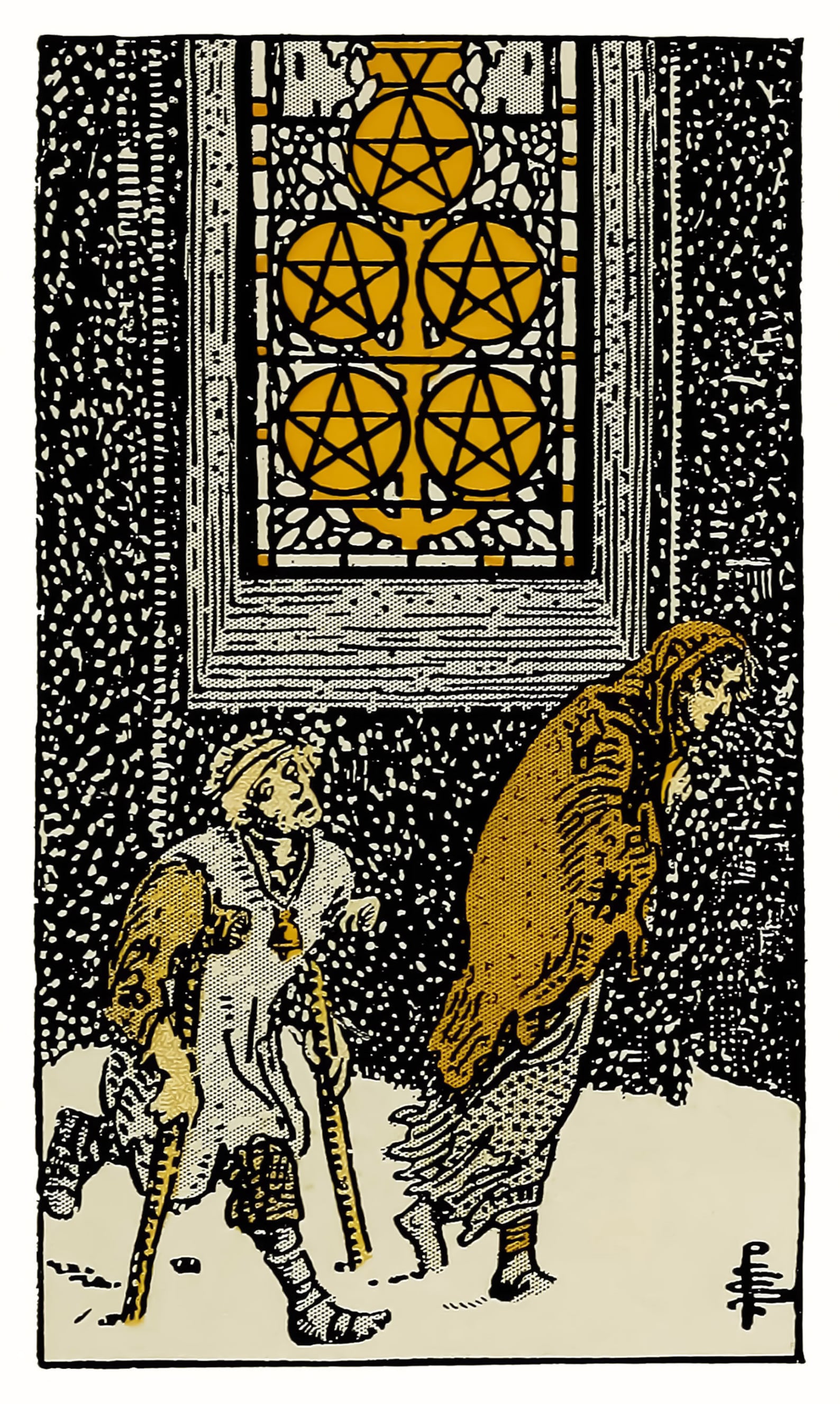Star Rider Waite Vintage Yellow Rider Waite Smith Complete Tarot Card Deck | Image ...