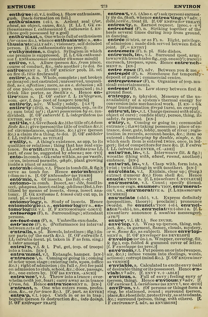 90 Vintage English Dictionary Pages Set 4 ENG-GRA | HQ Image Resource ...