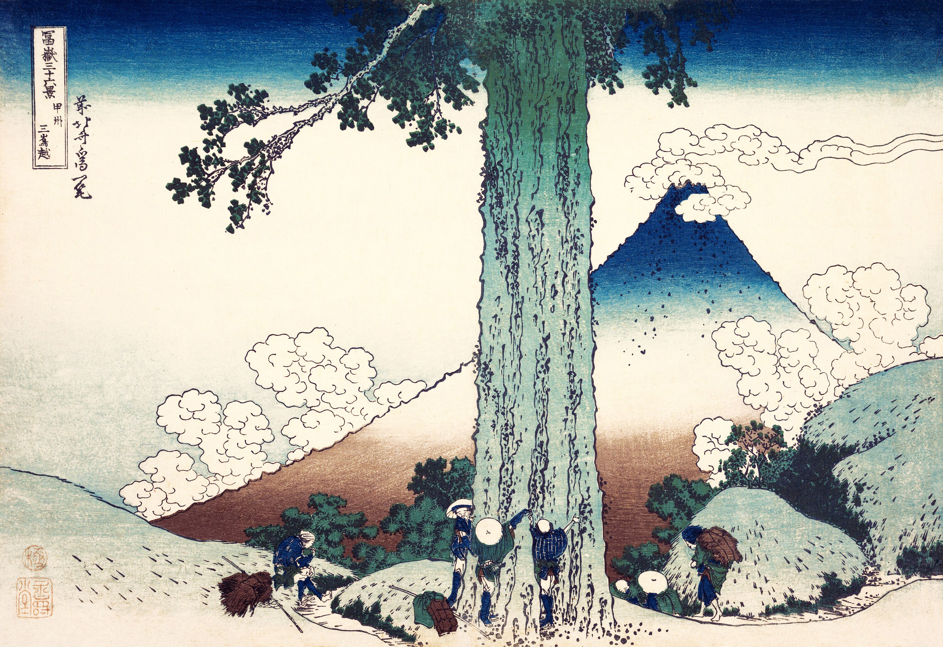 戸田三顕　　日本画　風景画 Yahoo!オークション - 【真作】【WISH】戸田三顕「新緑」日本画