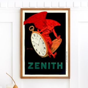 Zenith French Poster | Single Printable Wall Art | Jean d'Ylen Vintage 1920s Ad Art Nouveau Digital Download Lithograph