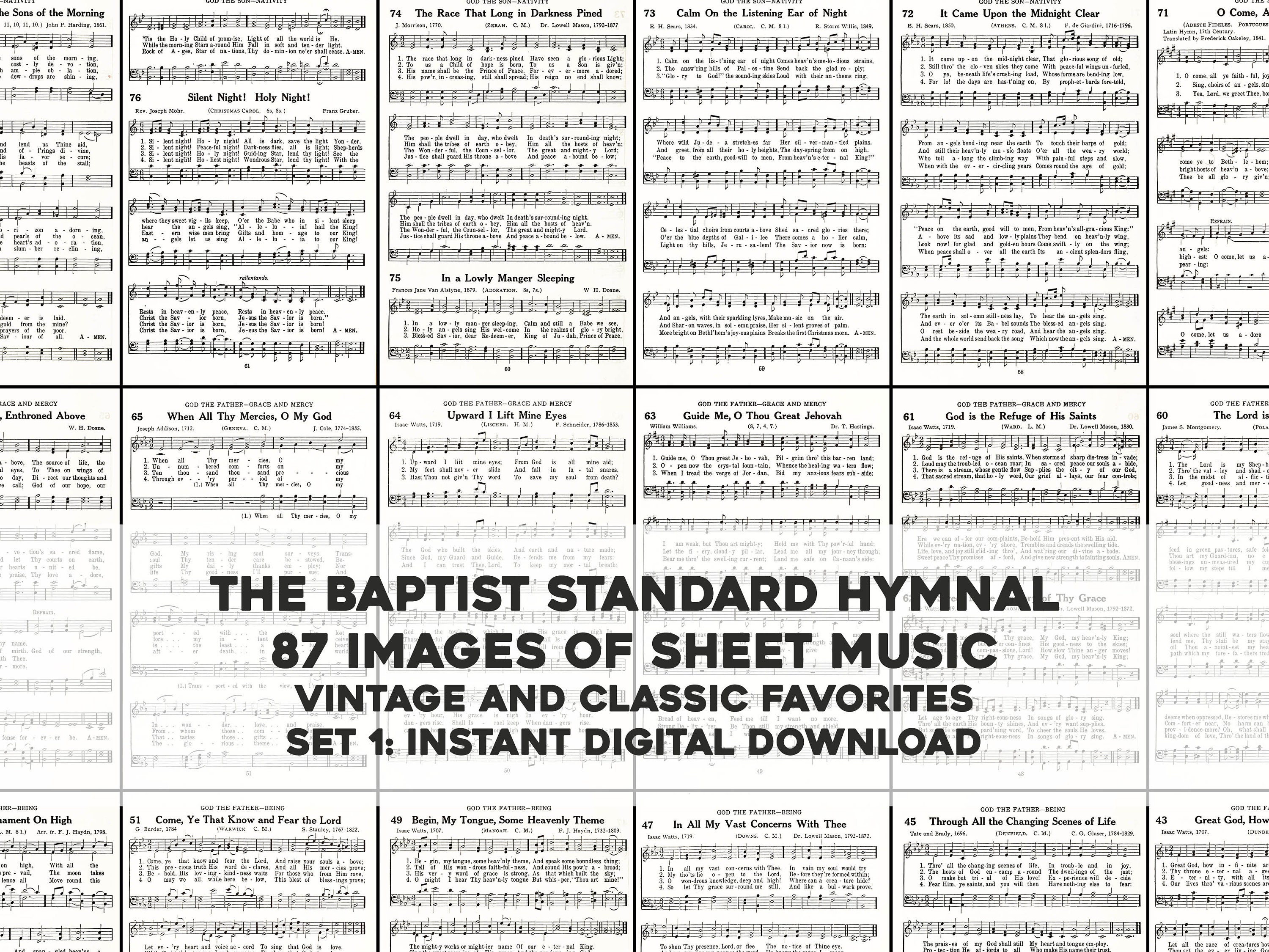 古いキリスト教の教会の音楽の楽譜 Gospel Sheet Collection 古いキリスト教の教会の音楽の楽譜 Gospel Sheet Collection